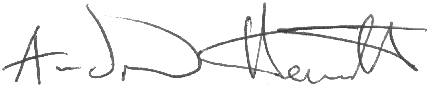 Andrew Hewitt Signature